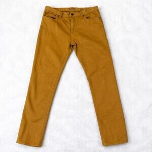 Banana Republic Travel Jeans Men 32x30 (32x29) Camel Honeycomb Slim Fit Work